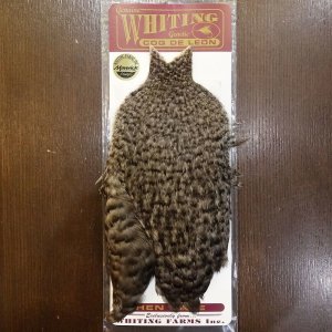 画像1: 【WHITING】Coq de Leon Hen Cape - Grizzly