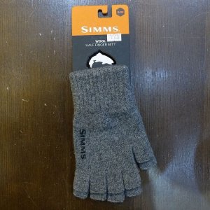 画像1: 【SIMMS】WOOL HALF FINGER MITT