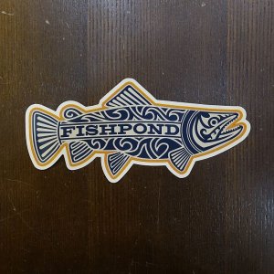 画像1: 【Fishpond】 Māori Trout  Sticker 7"