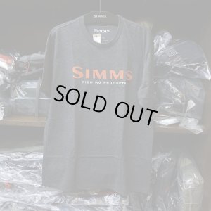 画像1: 【SIMMS】SIMMS LOGO TEE - CHARCOAL HEATHER(SALE)