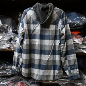 画像2: 【SIMMS】COLDWEATHER HOODY - NAVY BUFFALO PLAID(SALE)