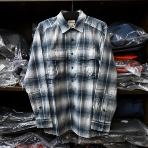 画像1: 【SIMMS】COLDWEATHER LS SHIRT - NAVY STERLING PLAID(SALE)