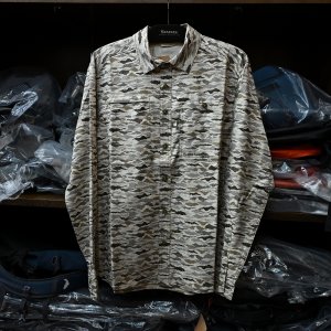 画像1: 【SIMMS】Challenger LS Shirt - SAND Riverbed Print