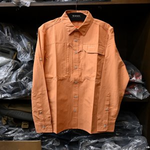 画像1: 【SIMMS】Guide Shirt - OrangeMaple