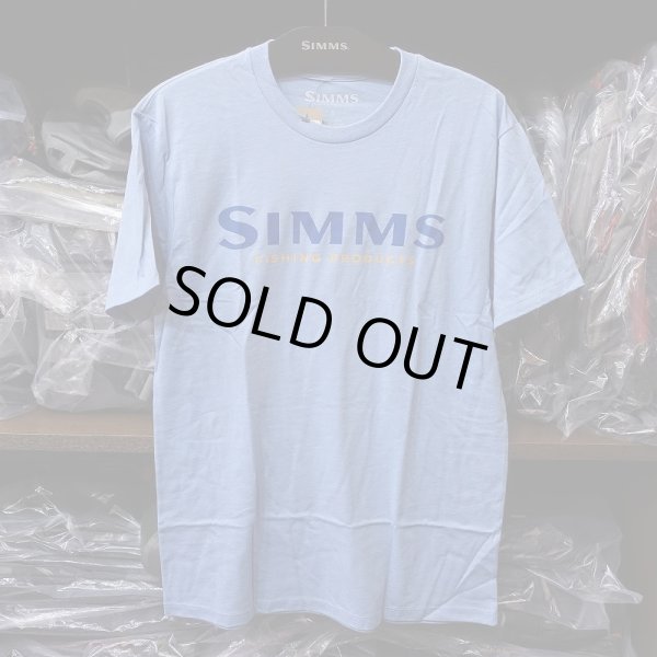 画像1: 【SIMMS】SIMMS LOGO TEE - Lt.Blueheather(SALE) (1)