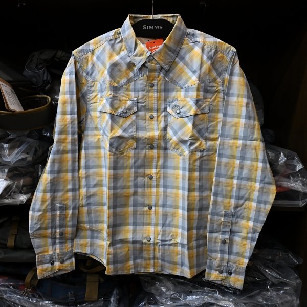 画像1: 【SIMMS】Brackett LS Shirt - SUNRISE/STORM WINDOW PLAID (1)