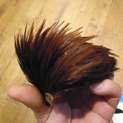 Eumer】 Indian cock neck cape hackle