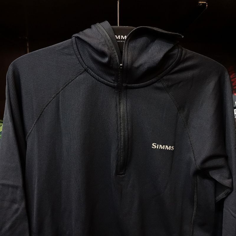 Simms Heavyweight Baselayer Hoody - Black - XL