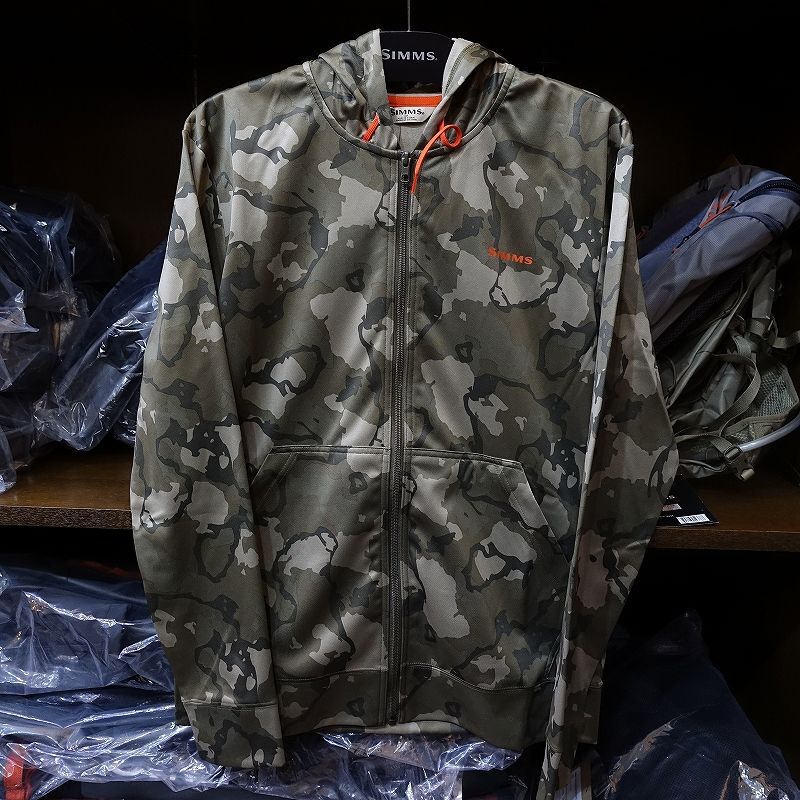 SIMMS】CHALLENGER FULL-ZIP HOODY - REGIMENT CAMO OLIVE DRAB(SALE)